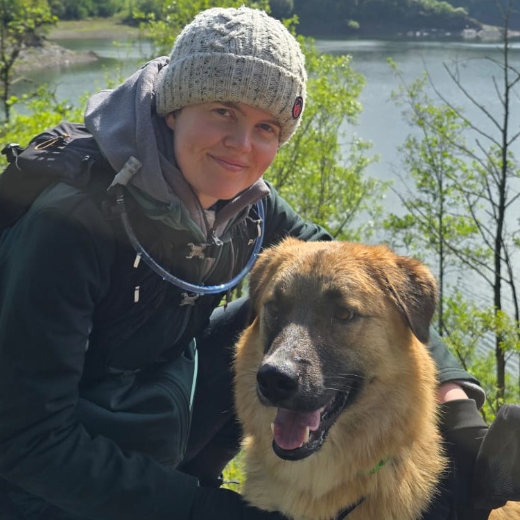 Ludivine et son chien